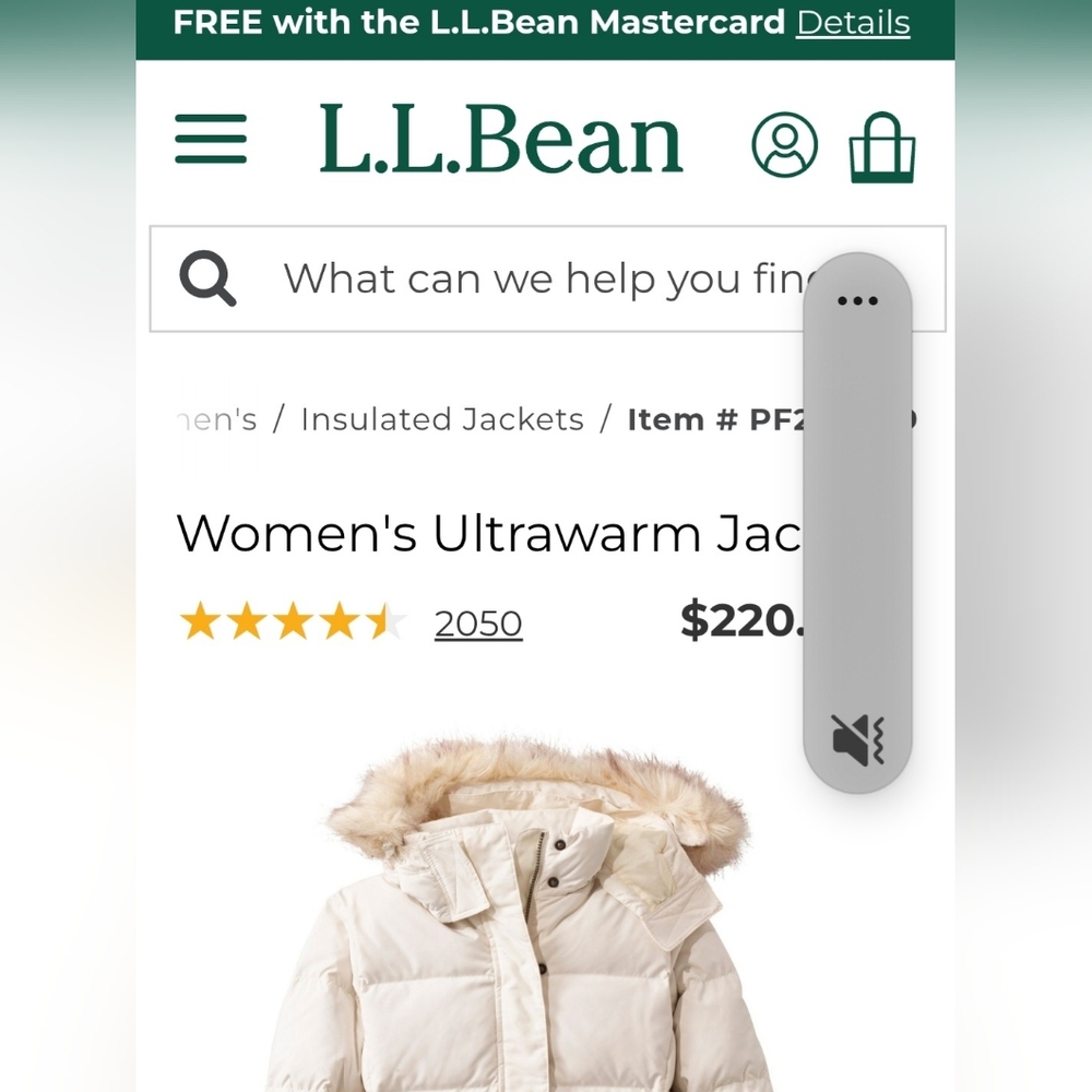 L.L. Bean "UltraWarm" Down Parka - Picture 2 of 6